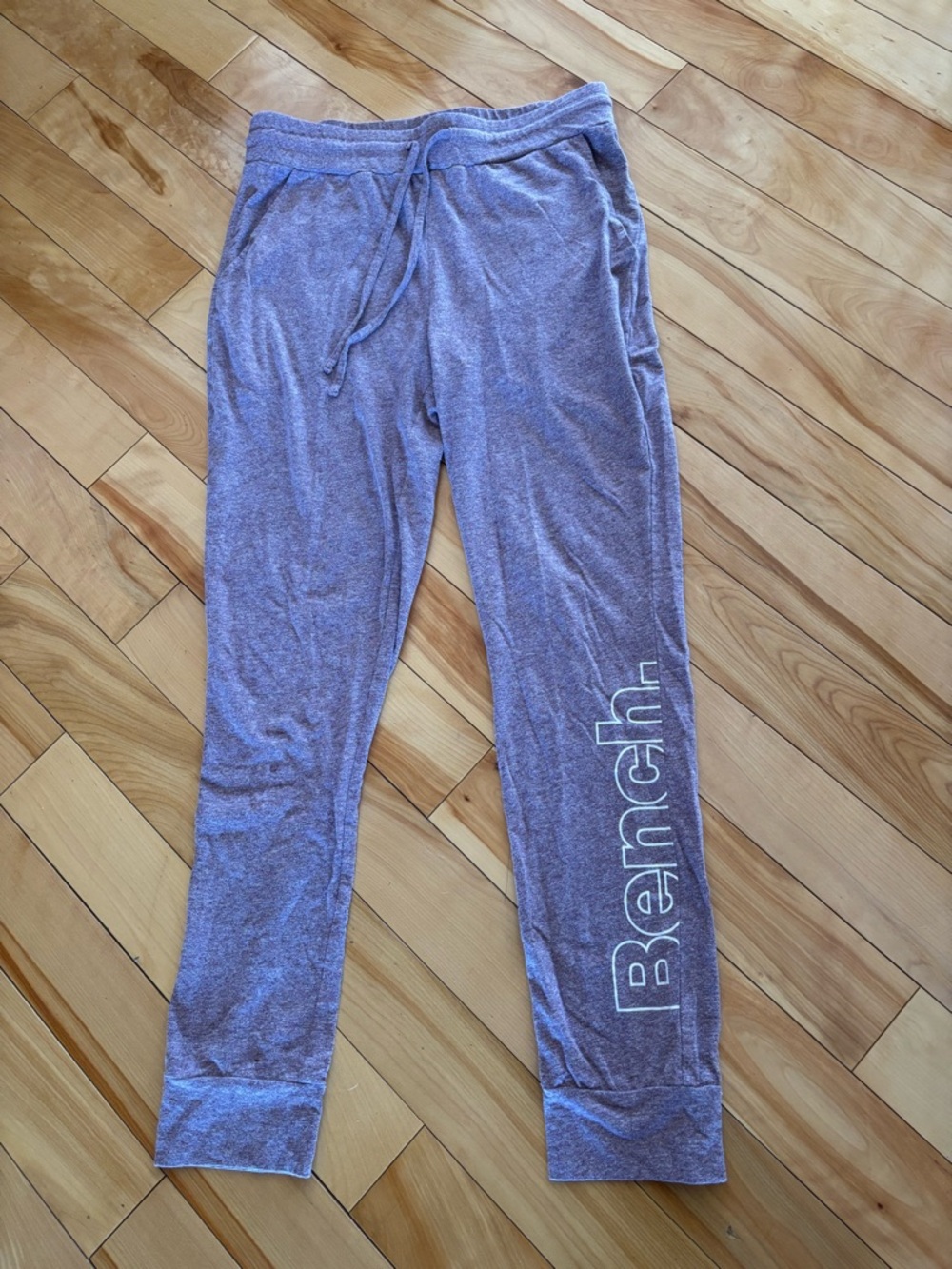 Bench Purple Heather Drawstring Joggers Small